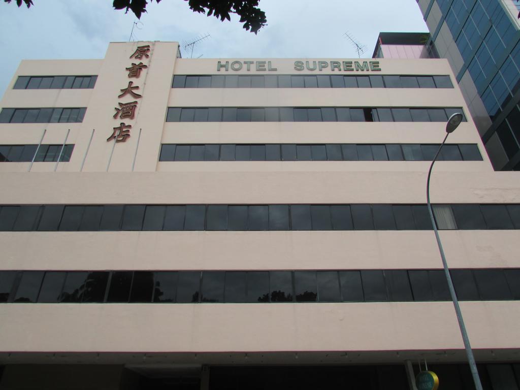 Hotel Supreme Singapur Exteriér fotografie